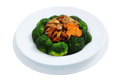 Stir Fry Beef with Imported Broccoli Flower