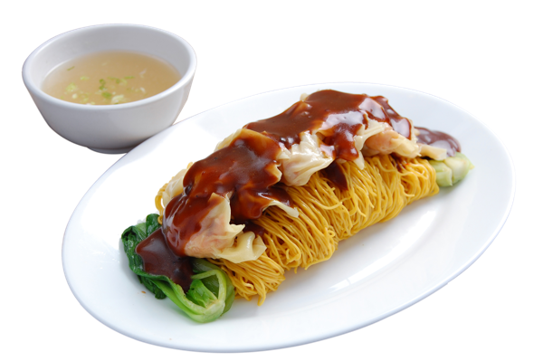 Braised Noodle Fresh Prawn Dumpling