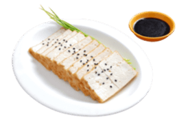 Steamed Tofu in BBQ Sauce
