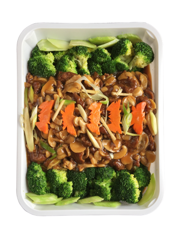 Party Picks Stir Fry Beef With Broccoli Flowers